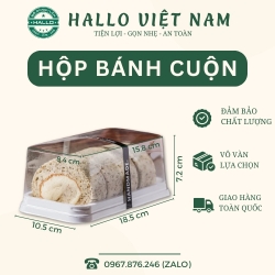 HỘP ĐỰNG BÁNH BÔNG LAN CUỘN, BÁNH MÌ CHÀ BÔNG, BÁNH MÌ PHÔ MAI TAN CHẢY