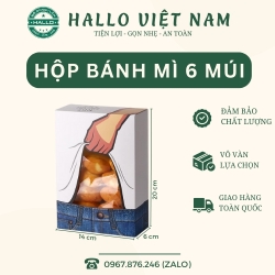 HỘP BÁNH MÌ 6 MÚI