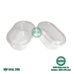 HỘP BÁNH OVAL Z150 ĐỰNG BÁNH TIRAMISU 