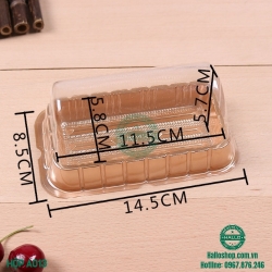 HỘP NHỰA  A013 ĐỰNG BÁNH BÔNG LAN CUỘN
