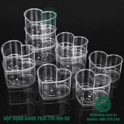 HỘP ĐỰNG BÁNH TRÁI TIM WH - 15, HỘP BÁNH TRÁI TIM WH - 15  ĐỰNG BÁNH TIRAMISU, HỘP BÁNH TRÁI TIM WH 