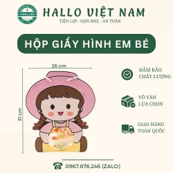 TÚI QUẢ CẦU NHỰA ĐỰNG BÁNH KẸO, BÁNH MOUSSE, BÁNH KEM CHO CÁC BÉ TRUNG THU, SINH NHẬT HÌNH BÉ GÁI