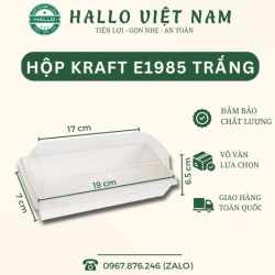 KHAY GIẤY 1985 ĐỰNG BÁNH KRAFT - KHAY GIẤY 1985 HÌNH CHỮ NHẬT