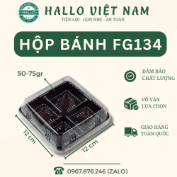 HỘP TRUNG THU 4 NGĂN FG134, HỘP ĐỰNG BÁNH 4 NGĂN FG134