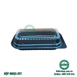 HỘP NHỰA HT017 ĐẾ ĐEN NẮP TRONG 