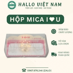 HỘP NHỰA KHUÔN CHỮ I❤️U - BIỂU TƯỢNG TÌNH YÊU ĐỘC ĐÁO