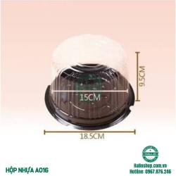 HỘP NHỰA ĐỰNG BÁNH BÔNG LAN A016 