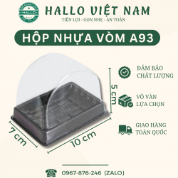 HỘP NHỰA  ĐỰNG BÁNH BÔNG LAN CUỘN A93-64