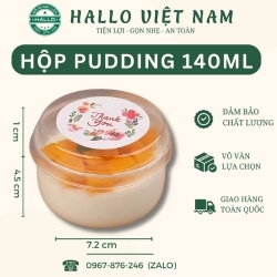 HŨ PUDDING CHỊU NHIỆT TỐT 140ML DÙNG ĐỂ ĐỰNG BÁNH FLAN, PUDDING, PANNA COTTA. 