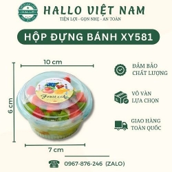 HỘP XY581 ĐỰNG BÁNH LẠNH PANNA COTTA, TIRAMISU, MOUSSE