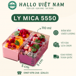 LY VUÔNG ĐỰNG BÁNH KEM LC-5550